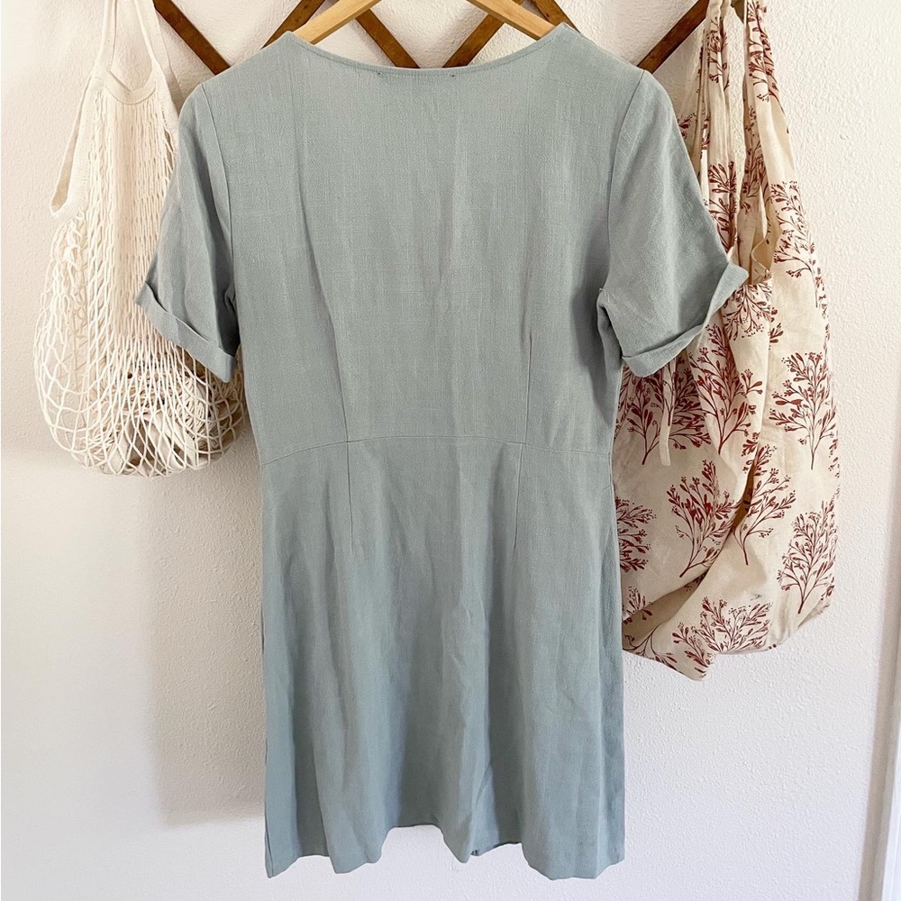 Button down shift dress - Picture 2 of 3